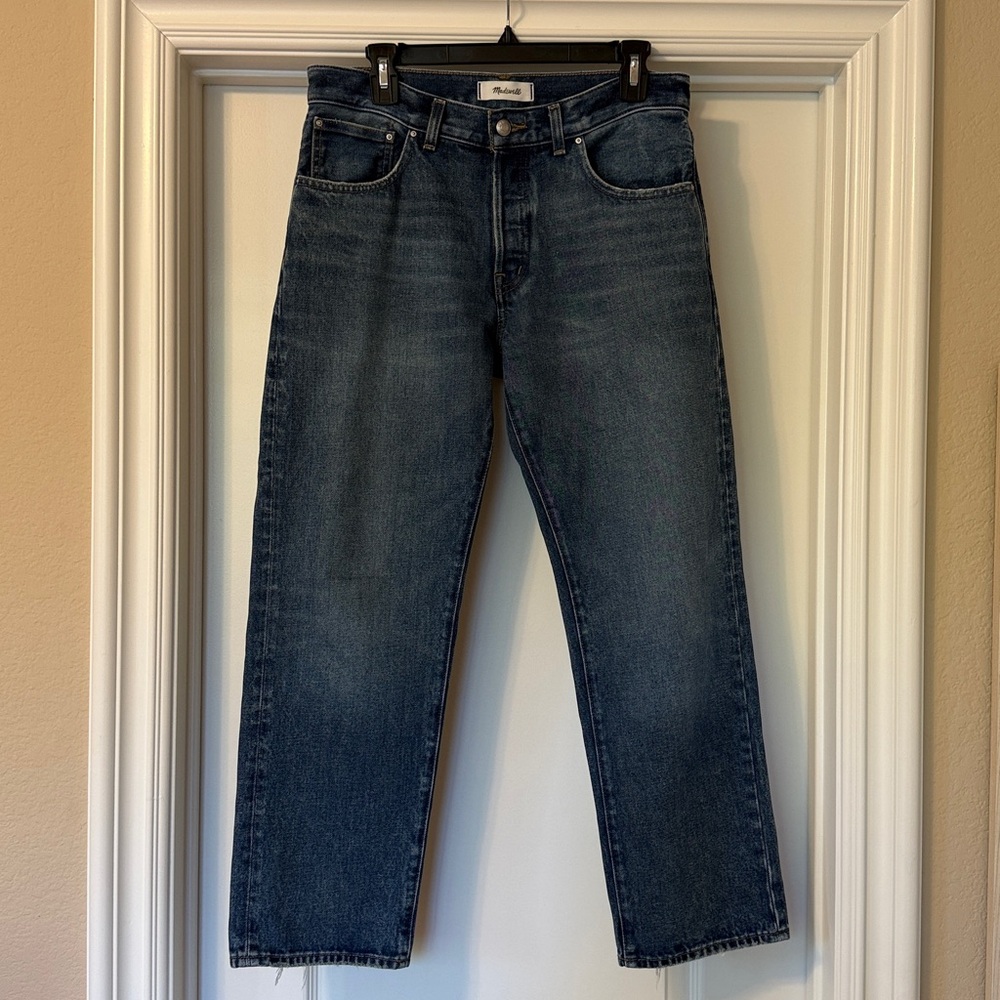 Madewell Petite Dean Easy Straight Jean - Picture 7 of 16